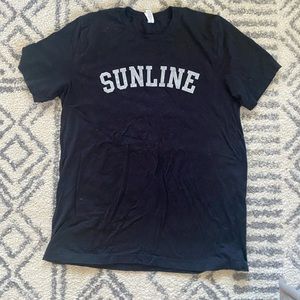 Sunline mens black T-shirt size large